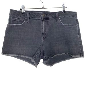 Joes Black Jeans Shorts Frayed Hem Lisbeth Women’s 32